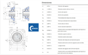 FY-1 1/4 - Chumacera De Pared 4 Tor 1" 1/4 SKF