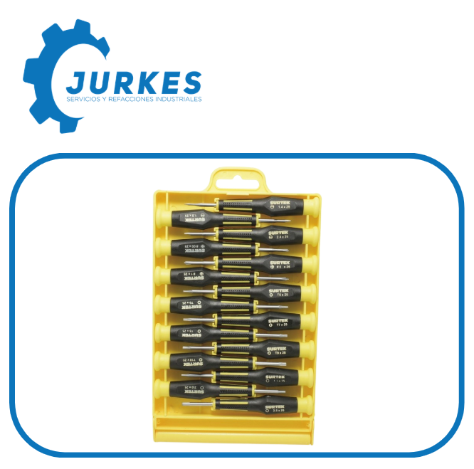 SUR-DJY03 - Juego De 15 Destornilladores De Precisión Combinado SURTEK