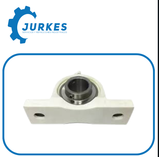 UCPPL-207-22 - Chumacera Termoplástica De Piso De  1" 3/8 US POWER