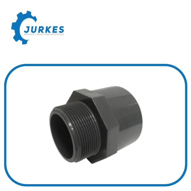 H8070413 - Conector Macho PVC Hidráulico Cementar C/80 De 1/2