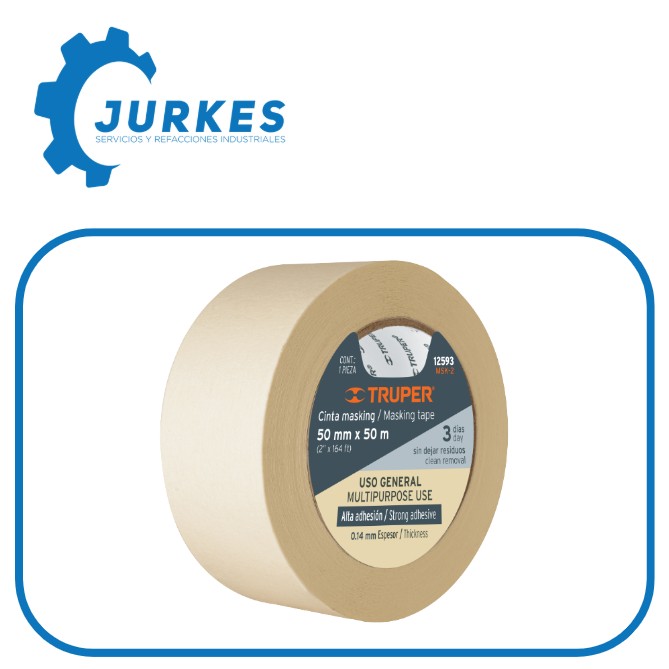 12593 - Cinta Masking Tape 2" TRUPER