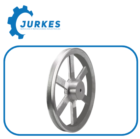 4-2RA - Polea 4" 2RA Aluminio