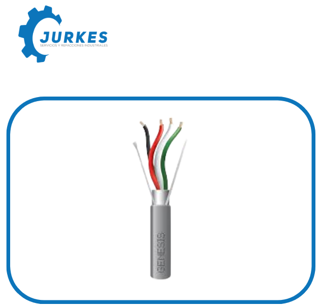 1240587 - CM MT. Cable Seguridad 4 X 18 AWG CU CMR SHLD GRIS