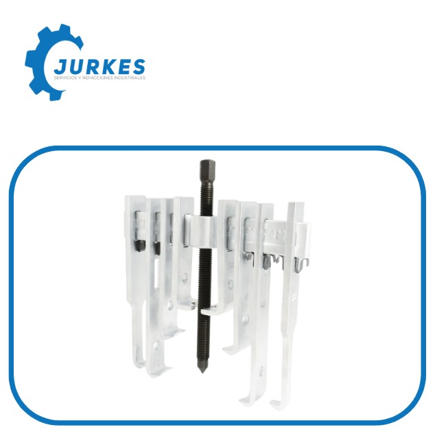 URR-4030BB - Extractor De Poleas 08 Quijadas 10 Ton Caja Metálica URREA