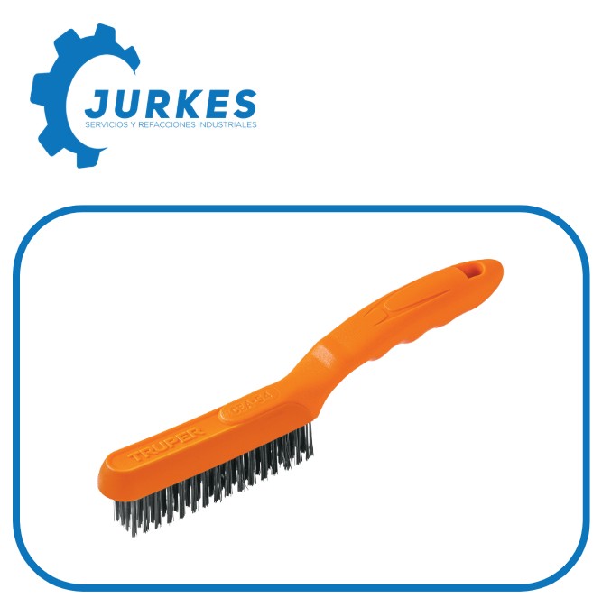 11559 - Cepillo De Alambre 64 Pinceles De Acero Al Carbón, TRUPER