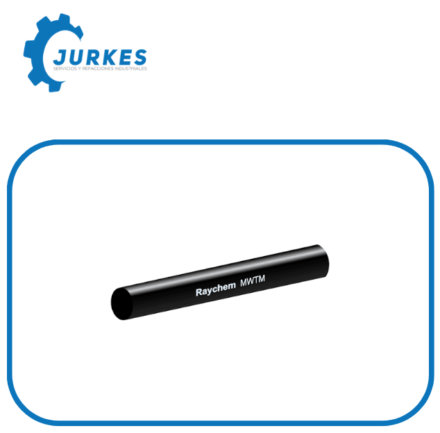 0971712 -  SW102-1/2- Mt. Tubo Termocontractil Pared Delg Ada 1/2" Negro Sin Adhesivo
