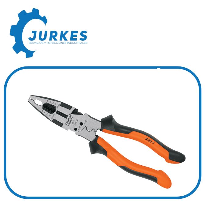 103012 - Pinza Multiuso 8" Electricista, Comfort Grip, TRUPER EXPERT