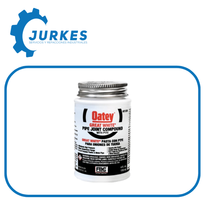 31230 - Sellador De Rosca C/Ptfe Alta Temp. 118 Ml OATEY