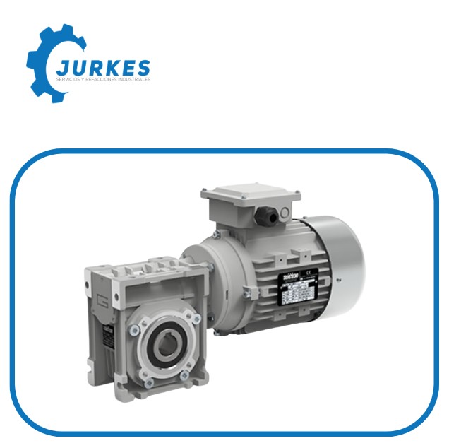 Motorreductor TRANSTECNO Aluminio A 90 Grados 3/4 HP 1750Rpm, 230/460V, 60Hz, 3P, IEC 80B14. Rel-30:1, 58 Rpm, Torque Nm-250, F.S.2