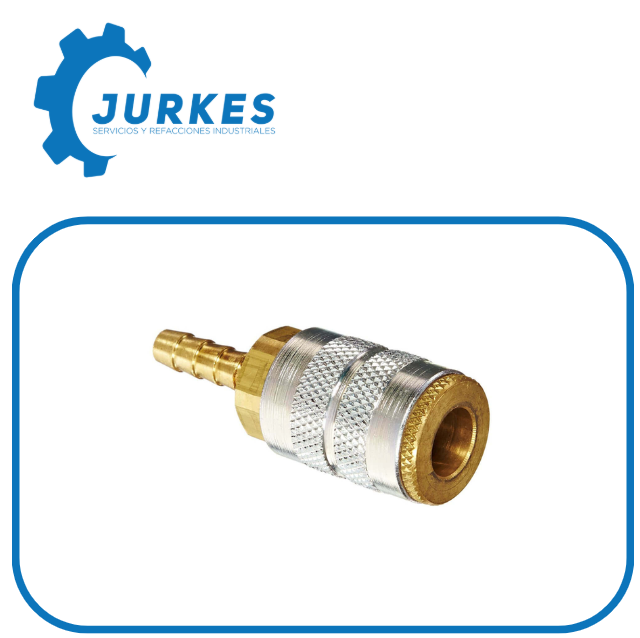 2FS3-B - Cople Rapido 1/4  C/Espiga 3/8 