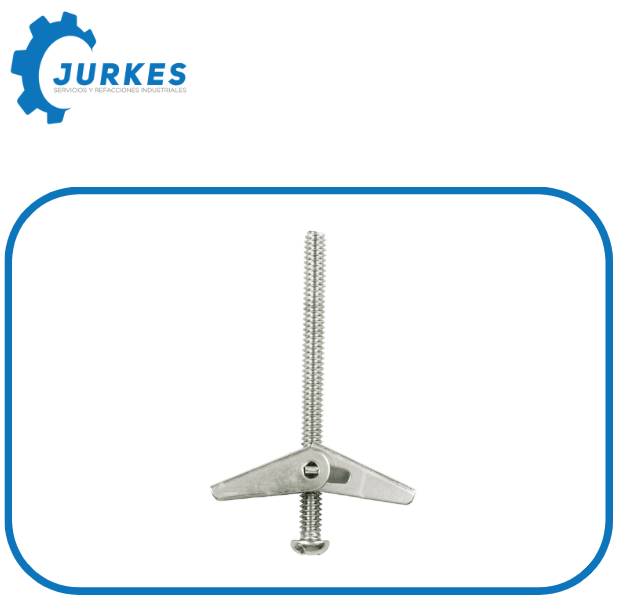 47360- Bolsa con 4 sujetadores tipo mariposa de 1/4" x 3", FIERO