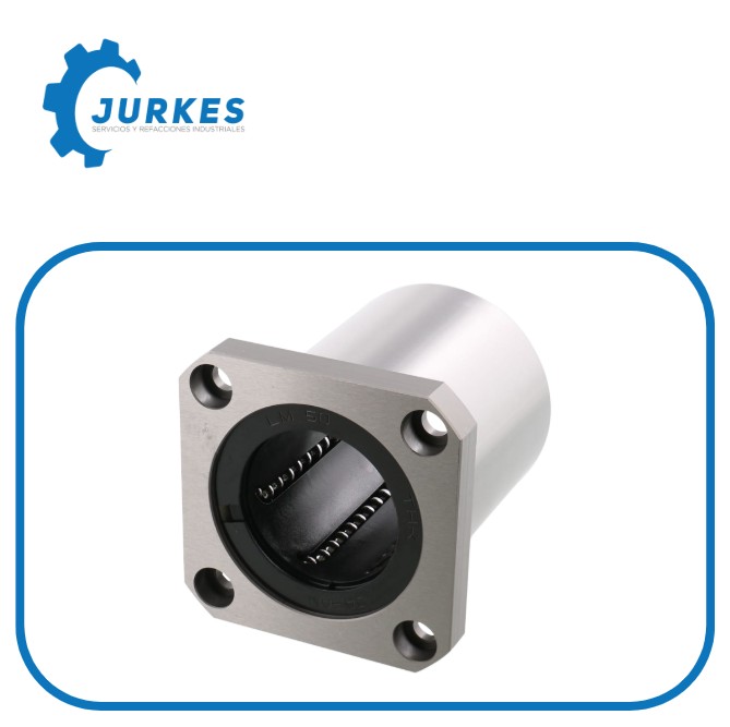 LMK10-UU - Rodamiento Lineal Con Brida 