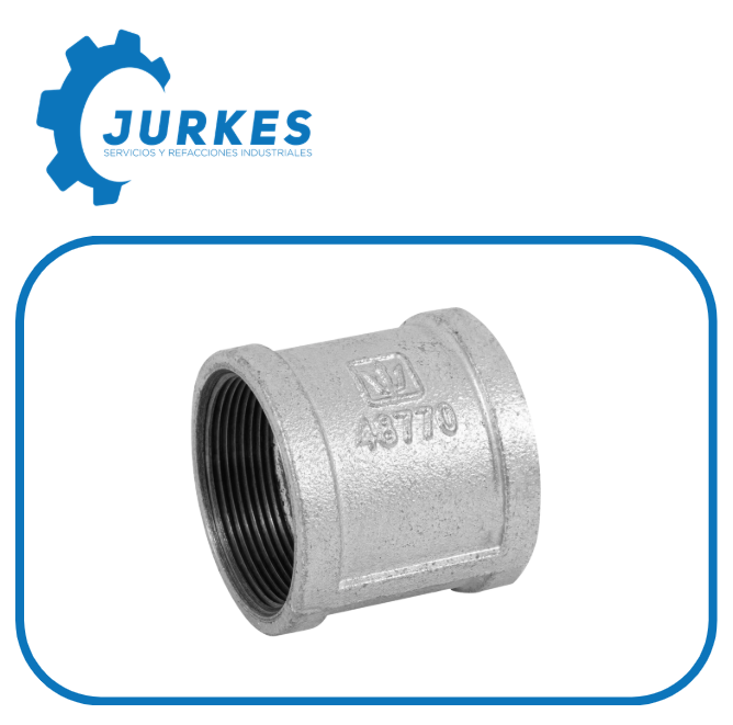 47550 - Cople Reforzado De Acero Galvanizado De 1/2" FOSET