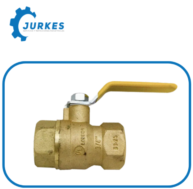 311831- Valvula De Esfera Roscable 3/4" Wog 600Psi 42 Kg/Cm2 Laton