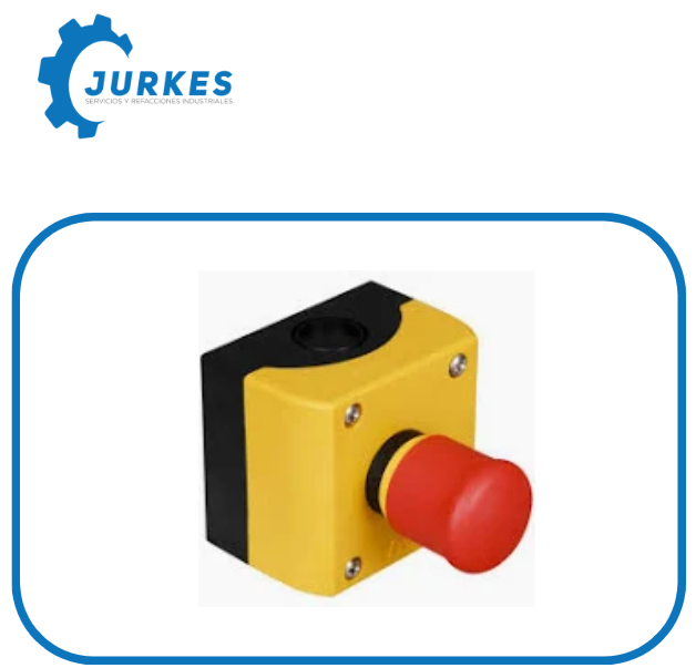 M22-PV/KC11/IY- Puls Paro De Emergencia Con Cja Amarilla