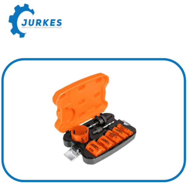 15405 KITB-6 Juego De 6 Brocasierras Bimetalicas Y 2 Mandriles