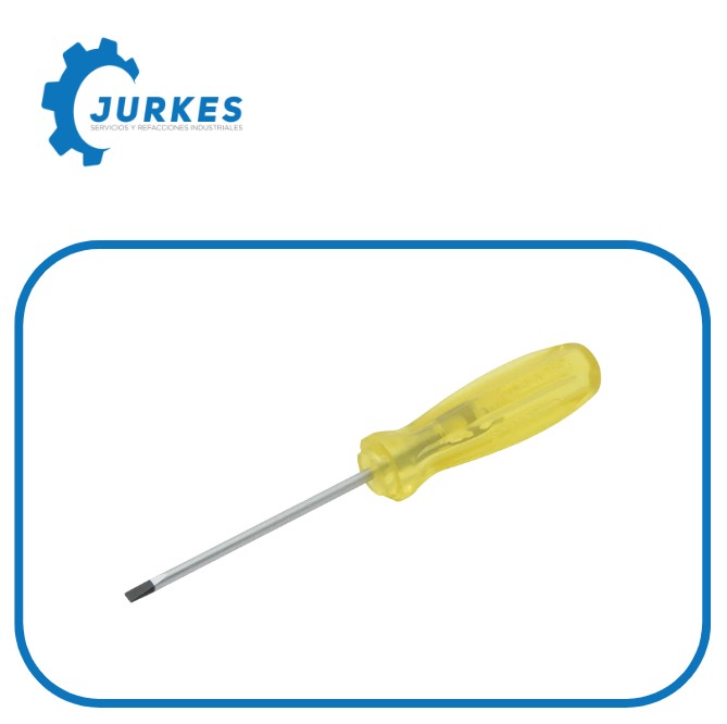 URR-9623 - Desarmador Cabinet 1/8"X3" (Ámbar) 