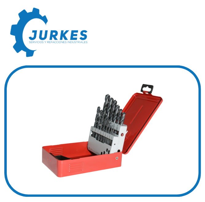 URR-G5115 - Juego De Brocas Negras De Acero De Alta Velocidad Zanco Recto, 15Pz URREA