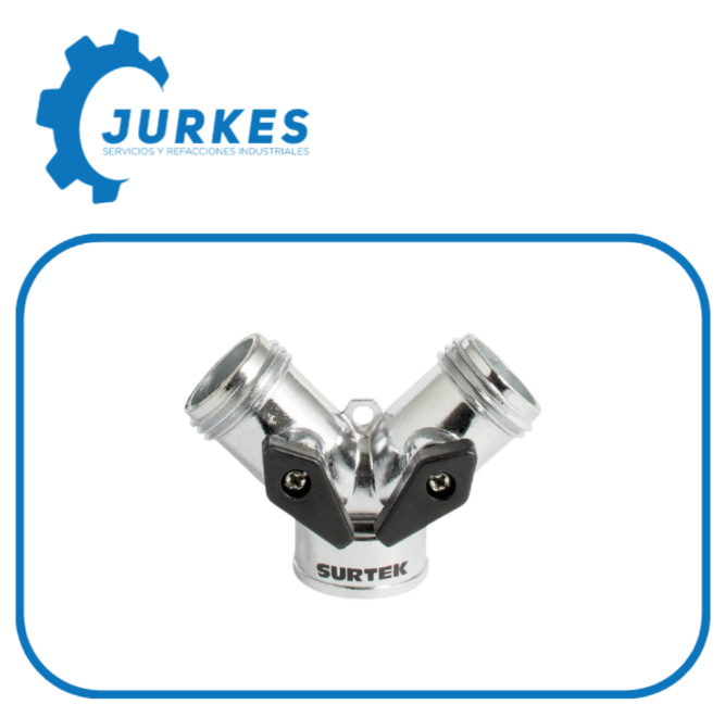 SUR-130333 - Conectores Para Manguera En "Y" Aluminio SURTEK