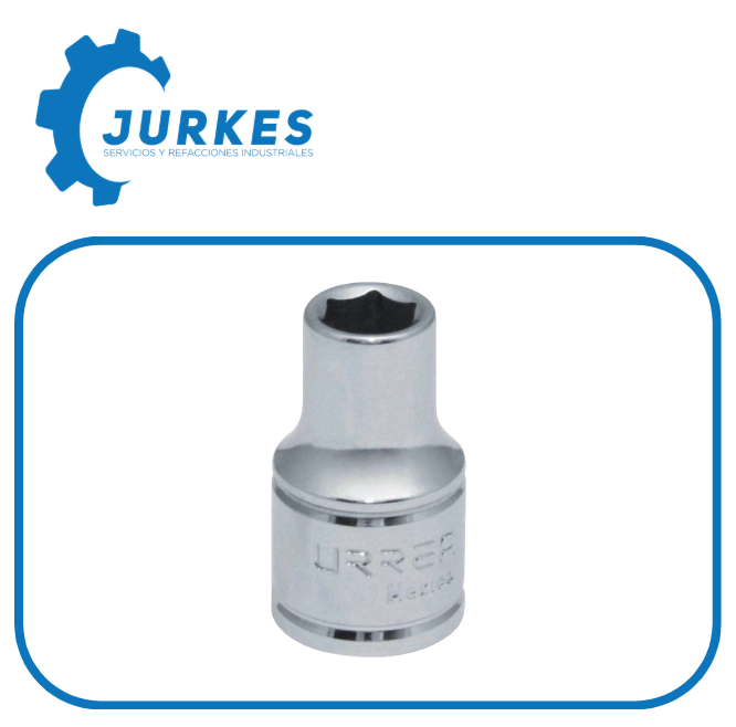 URR-5416H - Dado Cuadro De 1/2", 6 Puntas, En Pulgadas, 1/2" URREA