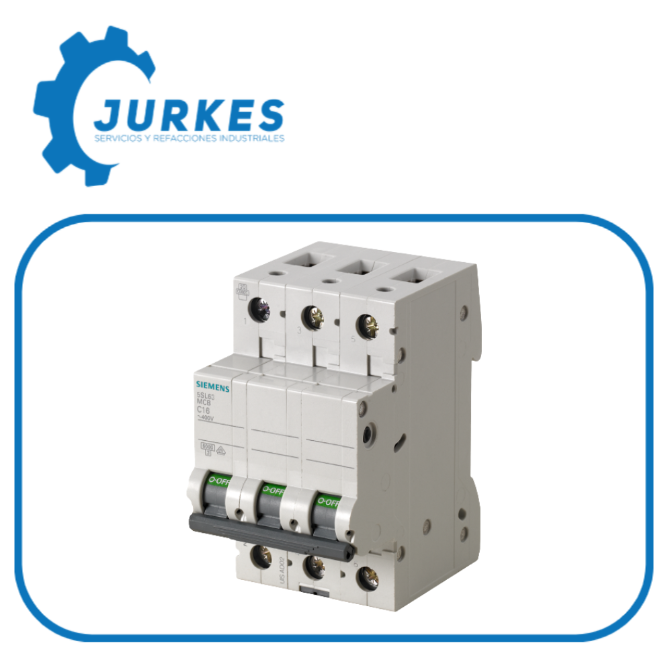 0774181 - 5SL63257CC Interruptor Termomagnético Riel Din 3P 25A
