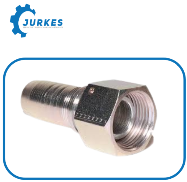 M20513-04-04- Hembra Bsp Giratoria Recta (Bspp) 