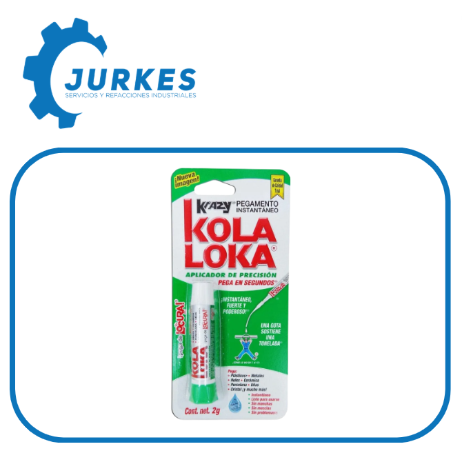 K-1 - Adhesivo Instantáneo Uso General 02Gr KOLA LOKA