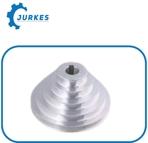 PE- Polea Escalonada De Aluminio De 3"1/2" 4"1/2 -6" 1/2  7" 1/2