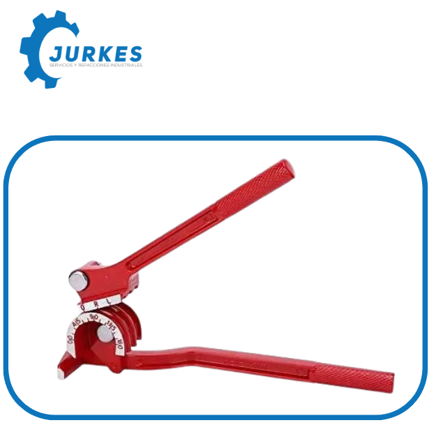 Dobladora de tubo manual dobladora de varilla 180 ° Dobladora de tubos de 3 ranuras Cobre de mano Herramienta de codo de doblado manual Aleación de aluminio Rojo