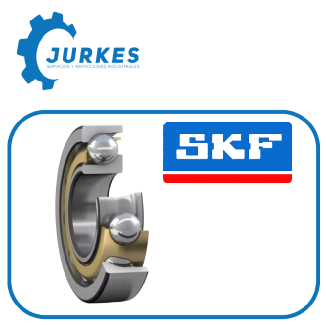 7207-BECBY- Rodamiento De Una Hilera De Bolas De Contacto Angular SKF 