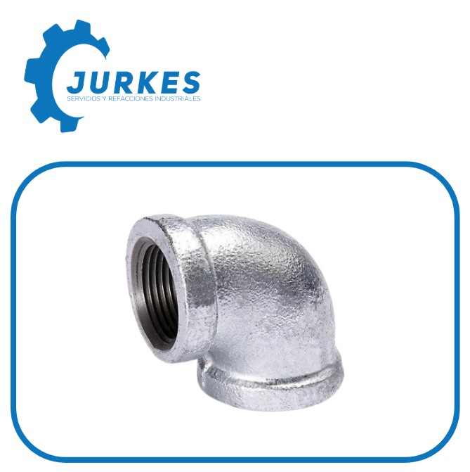 48750 - Codo 90° Acero Galvanizado De 1-1/2 FOSET