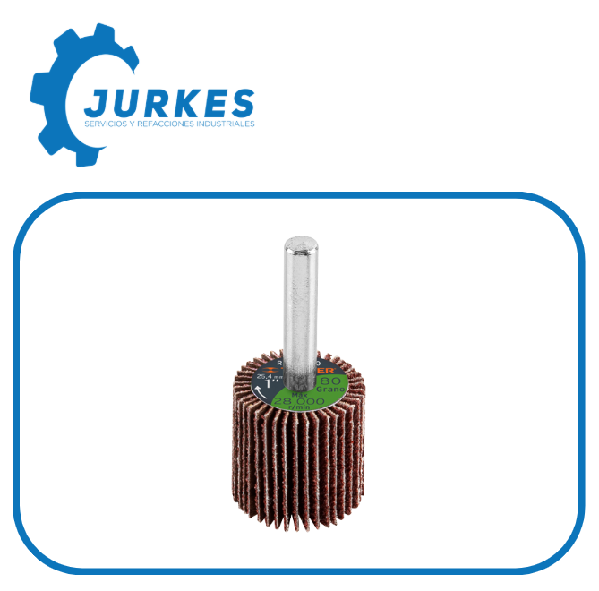 13034 - Rueda Flap De 1", Grano 80 TRUPER