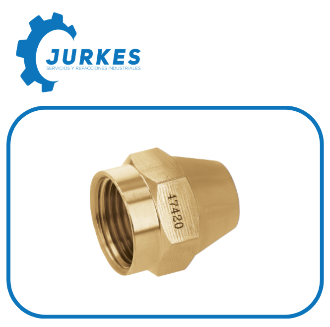 47420 - Tuerca Cónica De Latón 1/2" FOSET