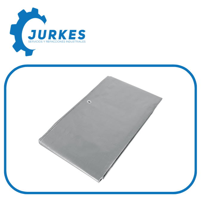15362 - Lona De Polietileno Reforzada 3 X 3 M, Gris, 180G/M2 TRUPER