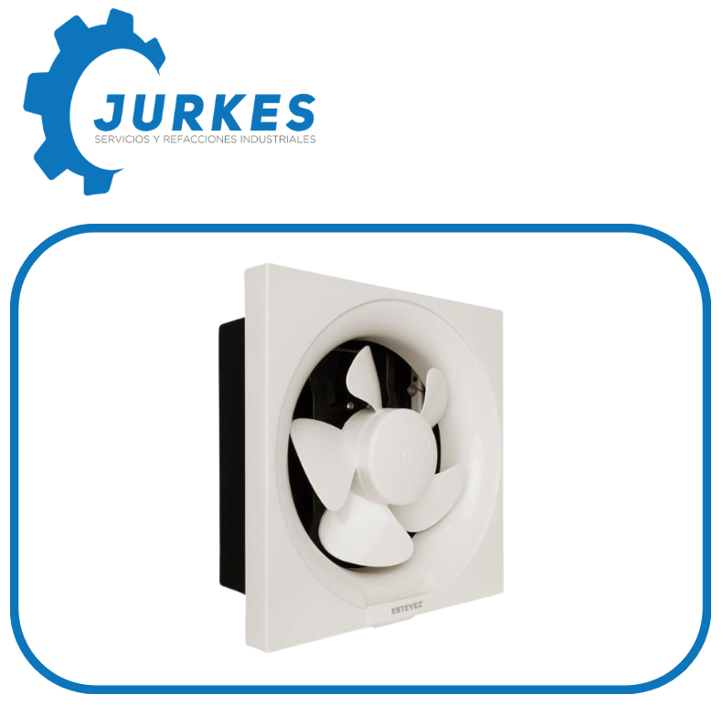 1708 - Extractor De Aire Industrial De 8" Blanco