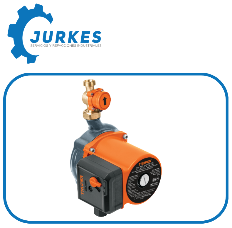 103355 - Bomba Presurizadora 1/6 Hp, Con Presión Ajustable TRUPER