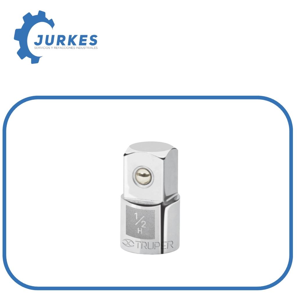 13426- Adaptador para matraca de cuadro 1/2' a cuadro 3/4' TRUPER