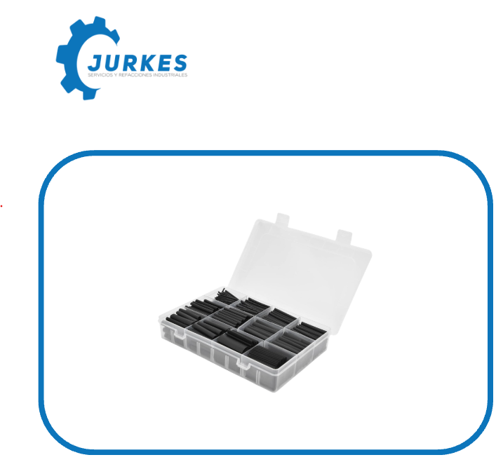 FTVOGUE - Kit de Tubos Termorretráctiles, Juego de Tubos Termorretráctiles Aislados, 650 Piezas, 8 Tamaños de 1 Mm a 10 Mm con Revestimiento Retardante de Llama para Reparación de Cables, Electrónica,