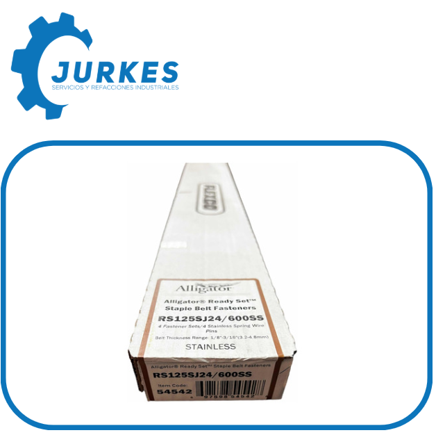 SS-RS125J24NC - Grapa Acero Inoxidable