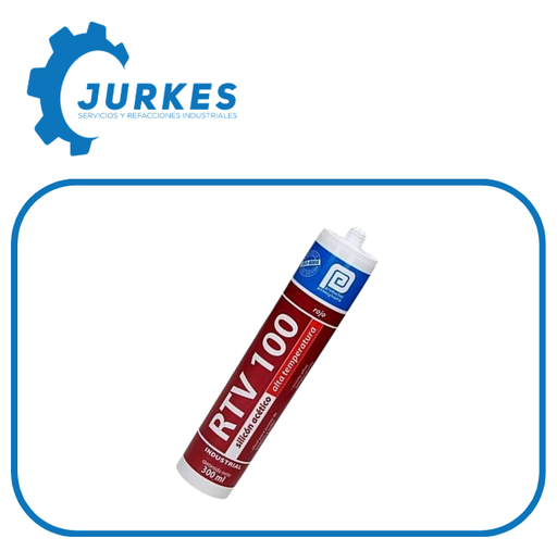 SRT100R36 - Silicon Industrial Alta Temperatura RTV Rojo 300Gr