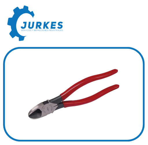 URR-207G - Pinza Para Electricista Con Mango Rubber Grip De 7-3/4" Corte Diagonal Alta Palanca