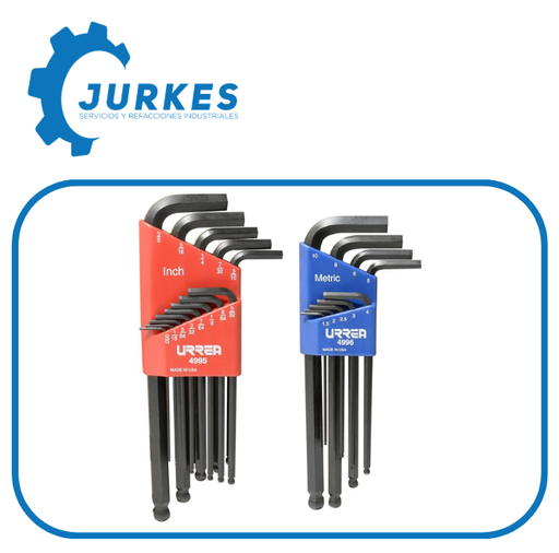 URR-49822 - Juego De Llaves Hexagonales URREA