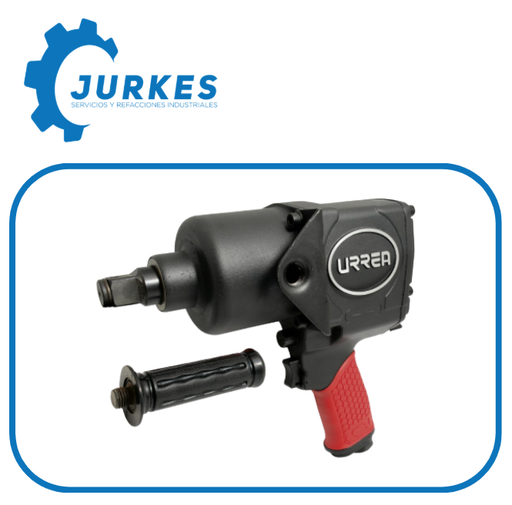 URR-UP772HA - Pistola De Impacto Neumática Cuadro De 3/4" 1,106 Ft-Lb Sistema Twin Hammer URREA