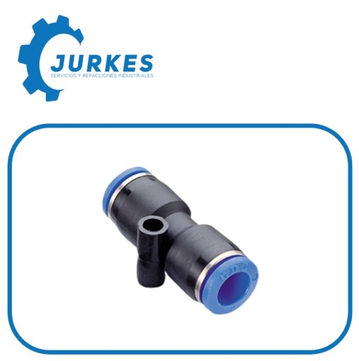 PUC-6M - Unión Recta De 6MM