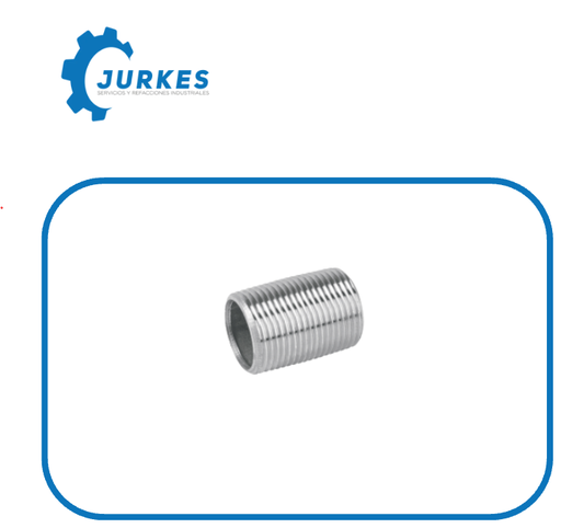 G219RC - NIPLE GALVANIZADO DE 3/4 X ROSCA CORRIDA