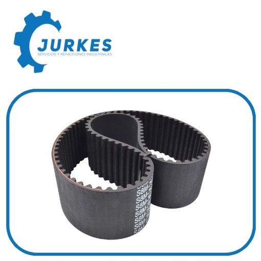 880-8M-30MM - Banda Dentada BLACK GOLD 