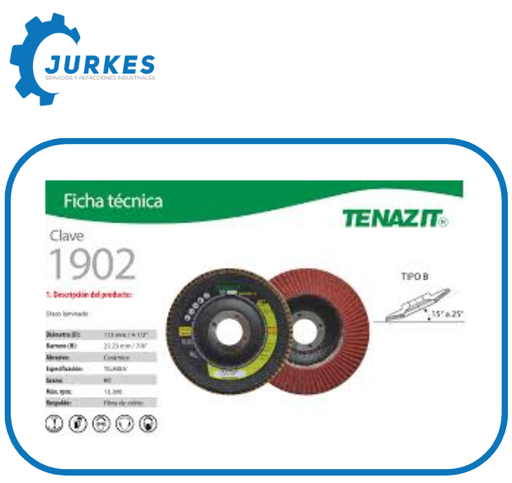 AUS-1902 - Disco Laminado 115X22.23