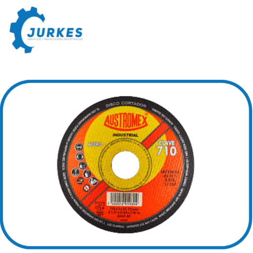 AUS-710- Disco Corte Plano115x1x22.2 A46T BF #