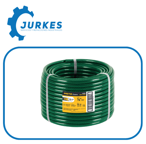 20658 - Manguera De 1/2 3 Capas 50M PRETUL