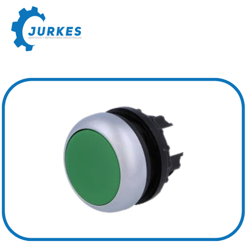 M22-D-G- Cabeza Boton Pulsador Verde 